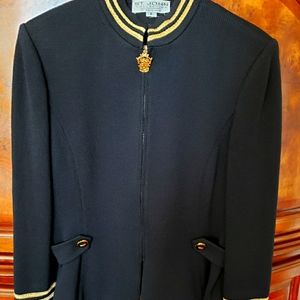 ST.JOHN MILITARY KNIT JACKET